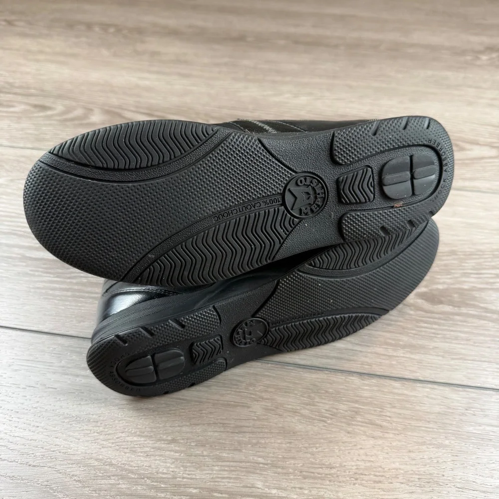 Mephisto Womens Runoff Air-Jet Leather Walking Shoes Black US 8 EUR 5.5